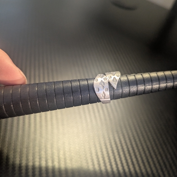 Silver Textured Ring - Picture 7 of 7